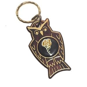 Vintage Owl Keychain