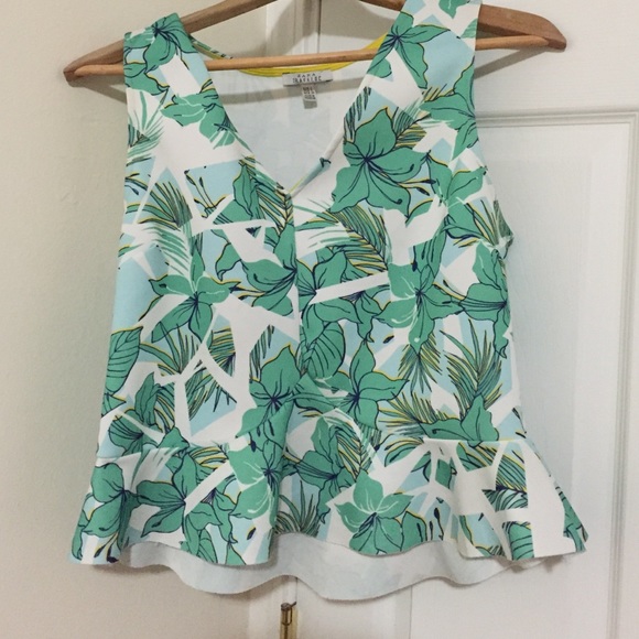 Zara TROPICAL TOP LARGE