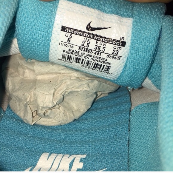 NIKE AIR MAX GAMMA BLUE SHOES Sz 6 new - Picture 4 of 4