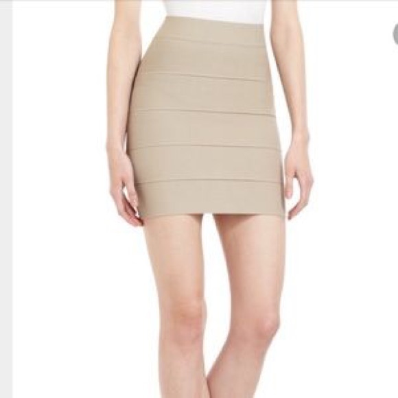 BCBGMaxazira Nude Pencil Skirt - Picture 4 of 4