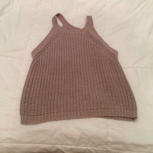 Knit sweater top