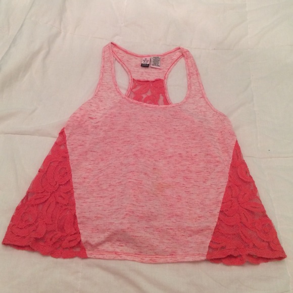 Peachy lace top