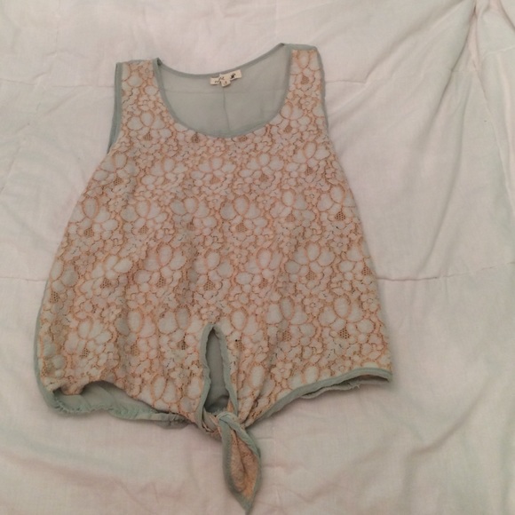 Lace tank