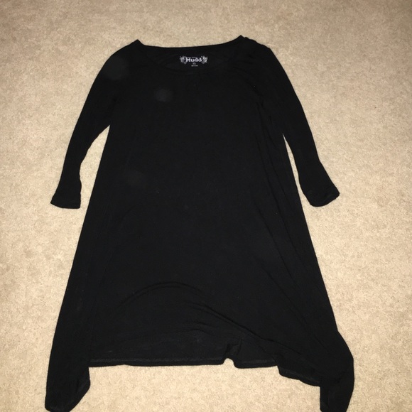 Black long sleeve tee shirt dress from kohls - Picture 1 of 2