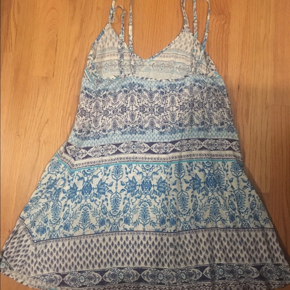 Patterned Spaghetti Strapped Sundress - Picture 2 of 3
