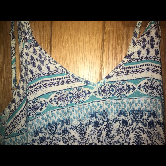Patterned Spaghetti Strapped Sundress - Picture 3 of 3