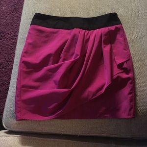 Pink mini with black trim