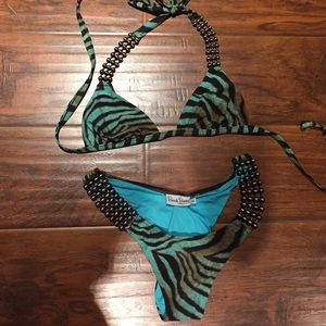 Beach bunny animal print