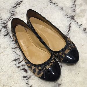 Nine West Leopard Ballet Flats 8.5