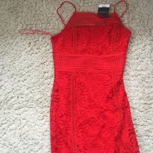 Topshop last chance red dress worn once!