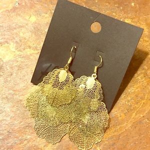 H&M Gold Dangle Earrings