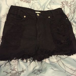 Black shorts