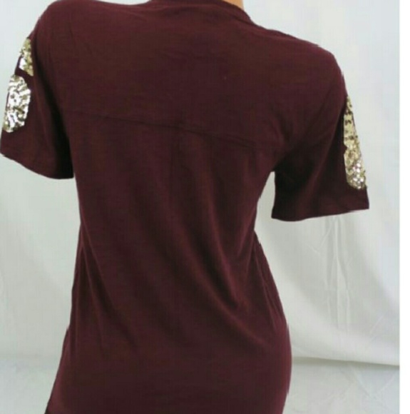 Pink Maroon Tee - Picture 4 of 4
