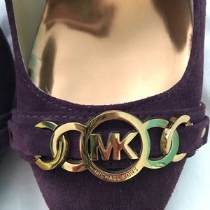 Michael Kors Eggplant Suede Pumps - Size 9 1/2