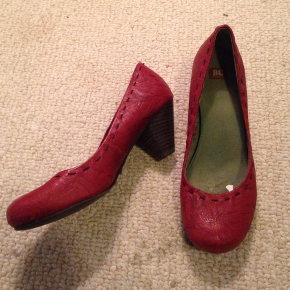 Red Leather Heels