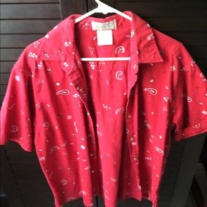 Hawaiian bandana shirt
