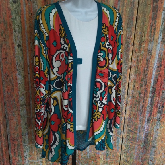 ☀️NWT Bouncy & Stretchy L/S Hi-Lo Cardigan☀️ - Picture 2 of 5