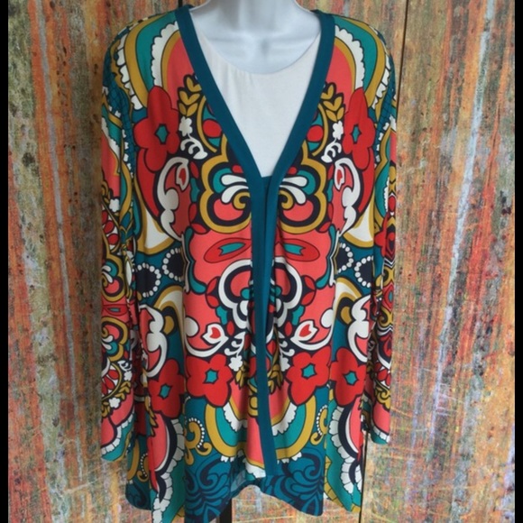 ☀️NWT Bouncy & Stretchy L/S Hi-Lo Cardigan☀️ - Picture 5 of 5