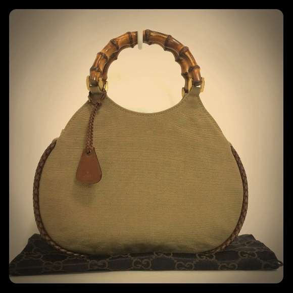 Gucci mini bamboo handle bag