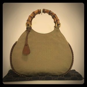 Gucci mini bamboo handle bag
