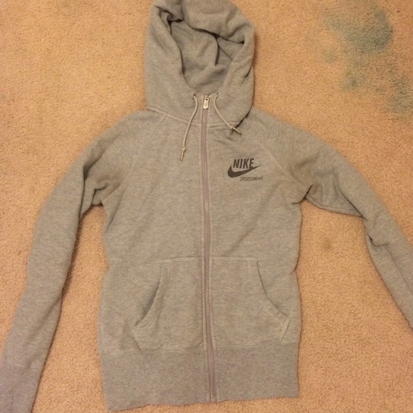 Grey Nike hoodie