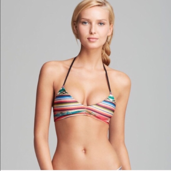 L*Space Cozumel multi color strappy back top