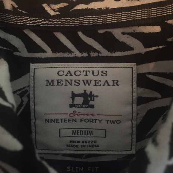 Hipster button up leaf shirt - Picture 2 of 2