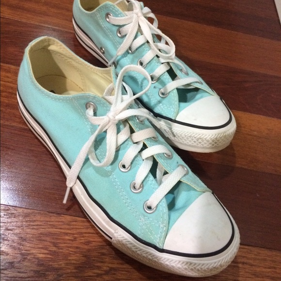 Mint Green Low-Top Converse