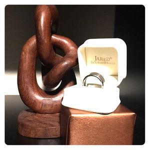 Triton Stainless Steel Wedding Band from Jareds.