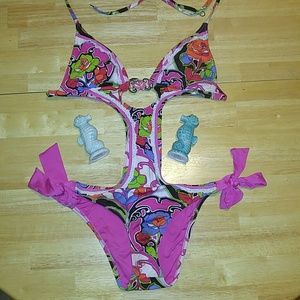 Betsy Johnson barely worn georgous monokini