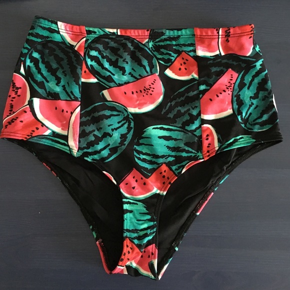 American Apparel high-waisted watermelon bottoms