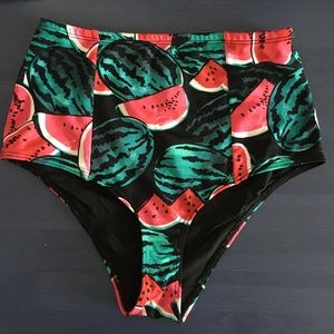 American Apparel high-waisted watermelon bottoms