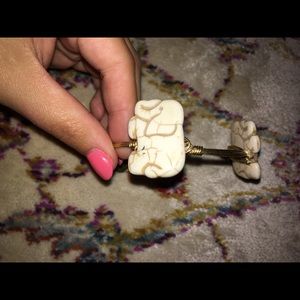 Bourbon&bowtie elephant bracelet new- size medium