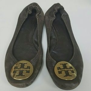Tory Burch Brown Flats