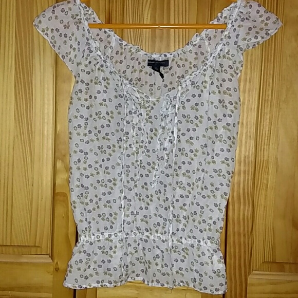 Banana Republic Floral Blouse