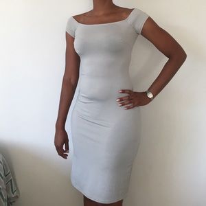 *final sale*Silver Grey BisouBisou Tea Dress NWT