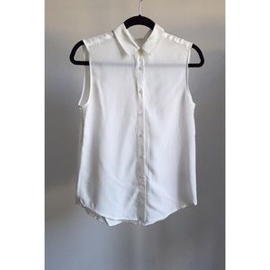 Uniqlo Sleeveless Collared Blouse (XS)