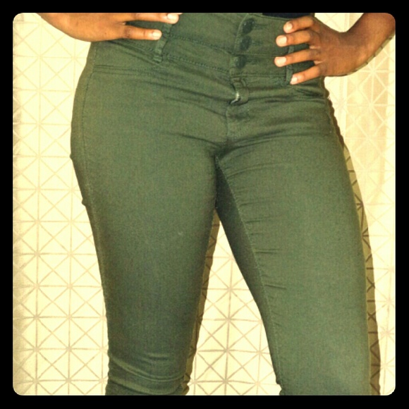 High waist hyperstretch skinny