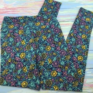 Lularoe floral leggings