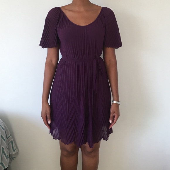 CLEAROUT SALE! Max Studio pleated dress purple NWT