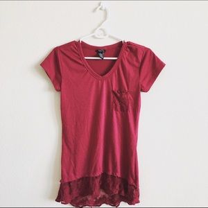 Maroon top from Rue21!