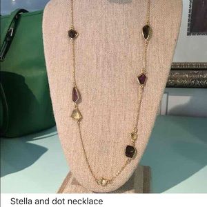 Stella and Dot necklace 14 karat gold plated