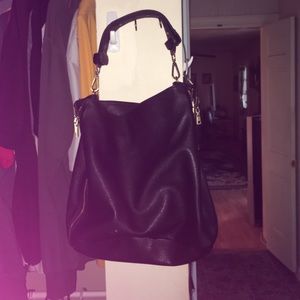 Black Leather Purse from Free People