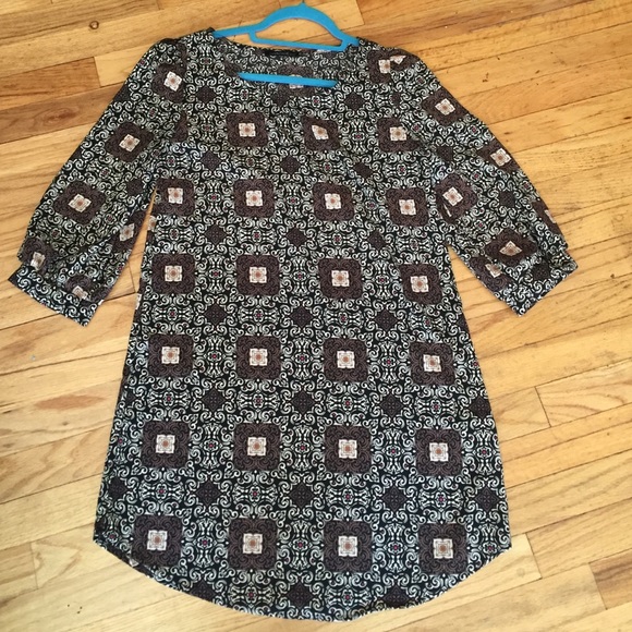 Vintage Patterned Dress