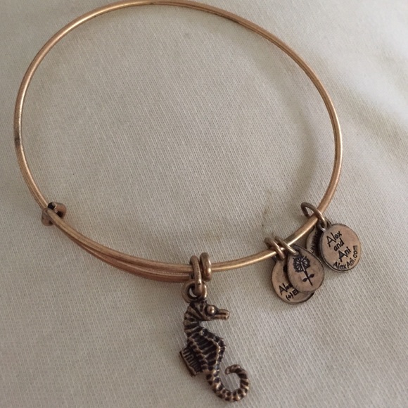 Alex and Ani seahorse bangle
