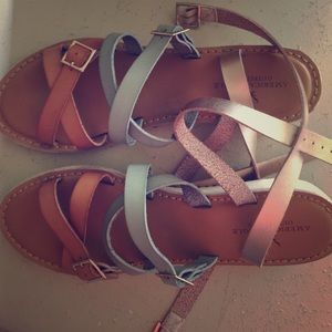 Aeo sandals 8sz