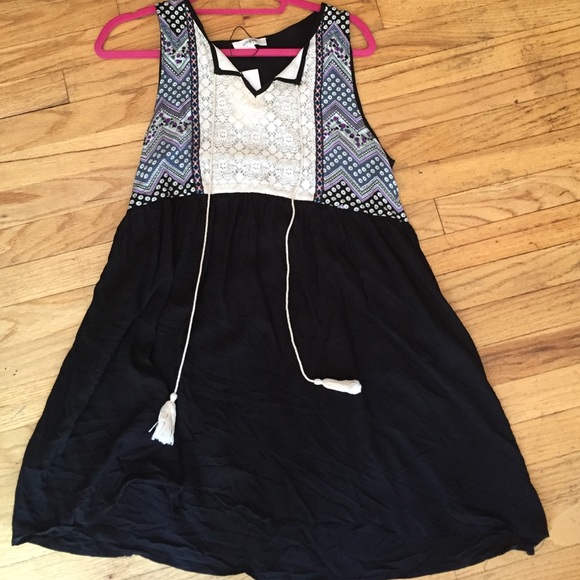 Boho baby doll dress