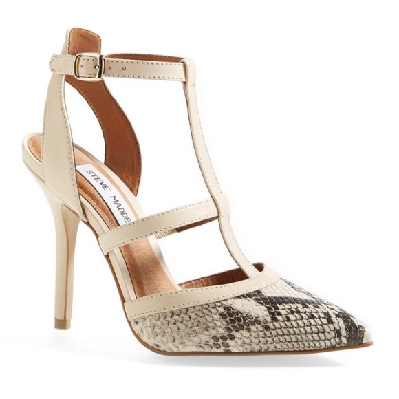 👠Steve Madden Snake Skin Heels