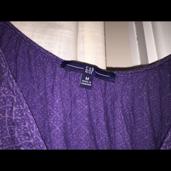 GAP purple patterned cami - Picture 2 of 2
