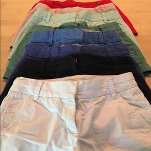J. Crew shorts 2 pairs. Ask for remaining colors.